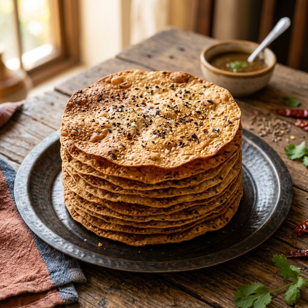 Papad: Crispy Golden Papads
